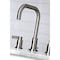 Kingston Brass FSC8938NDL NuvoFusion Widespread Bathroom Faucet W/ Brass Pop-Up, Nickl FSC8938NDL - alternate 4